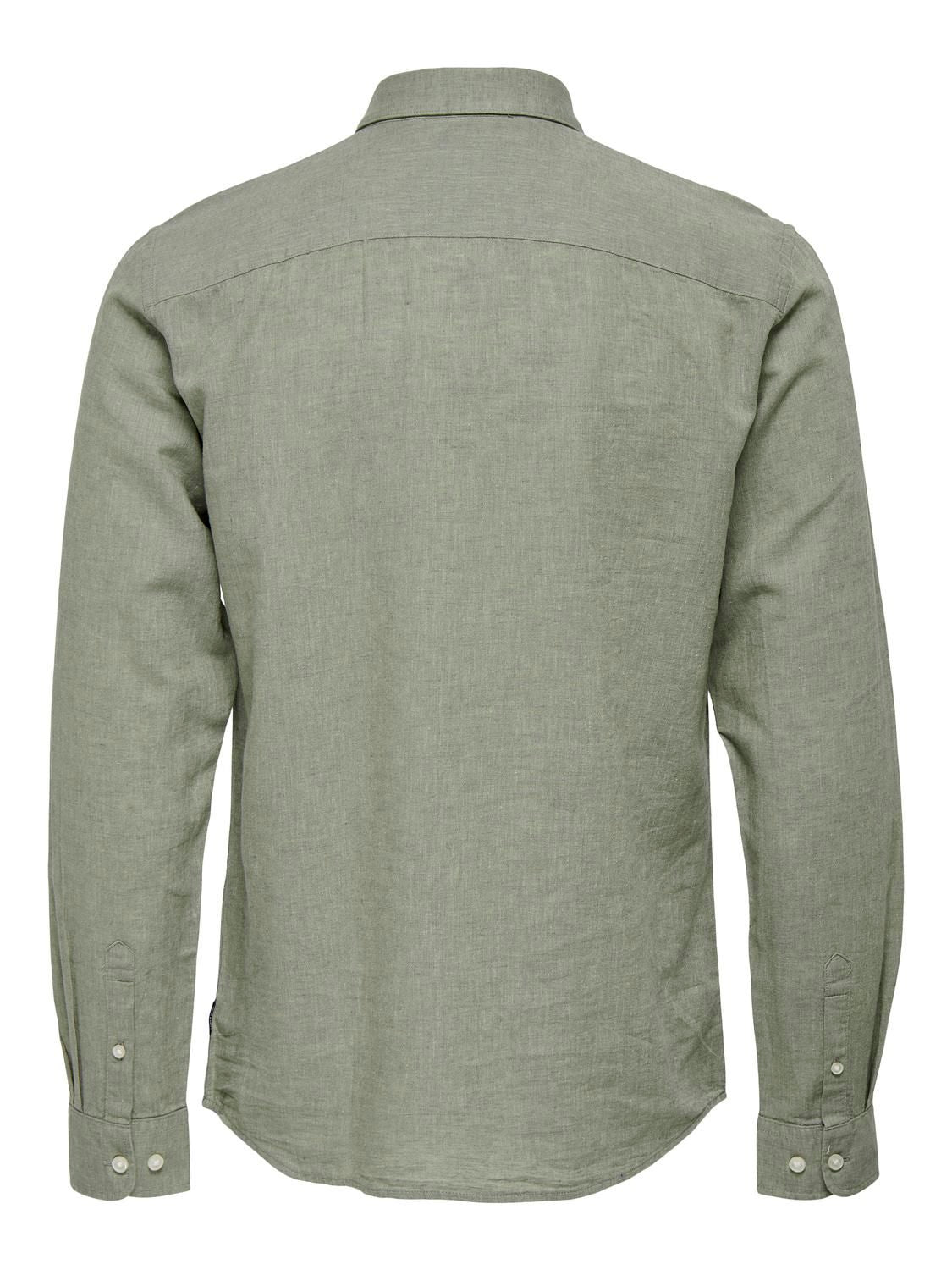 Onscaiden Life Ls Solid Linen Blend Noos Swamp
