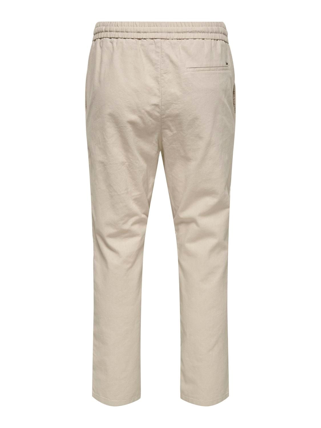 Onslinus Crop 0007 Cot Lin Pnt Noos Silver Lining