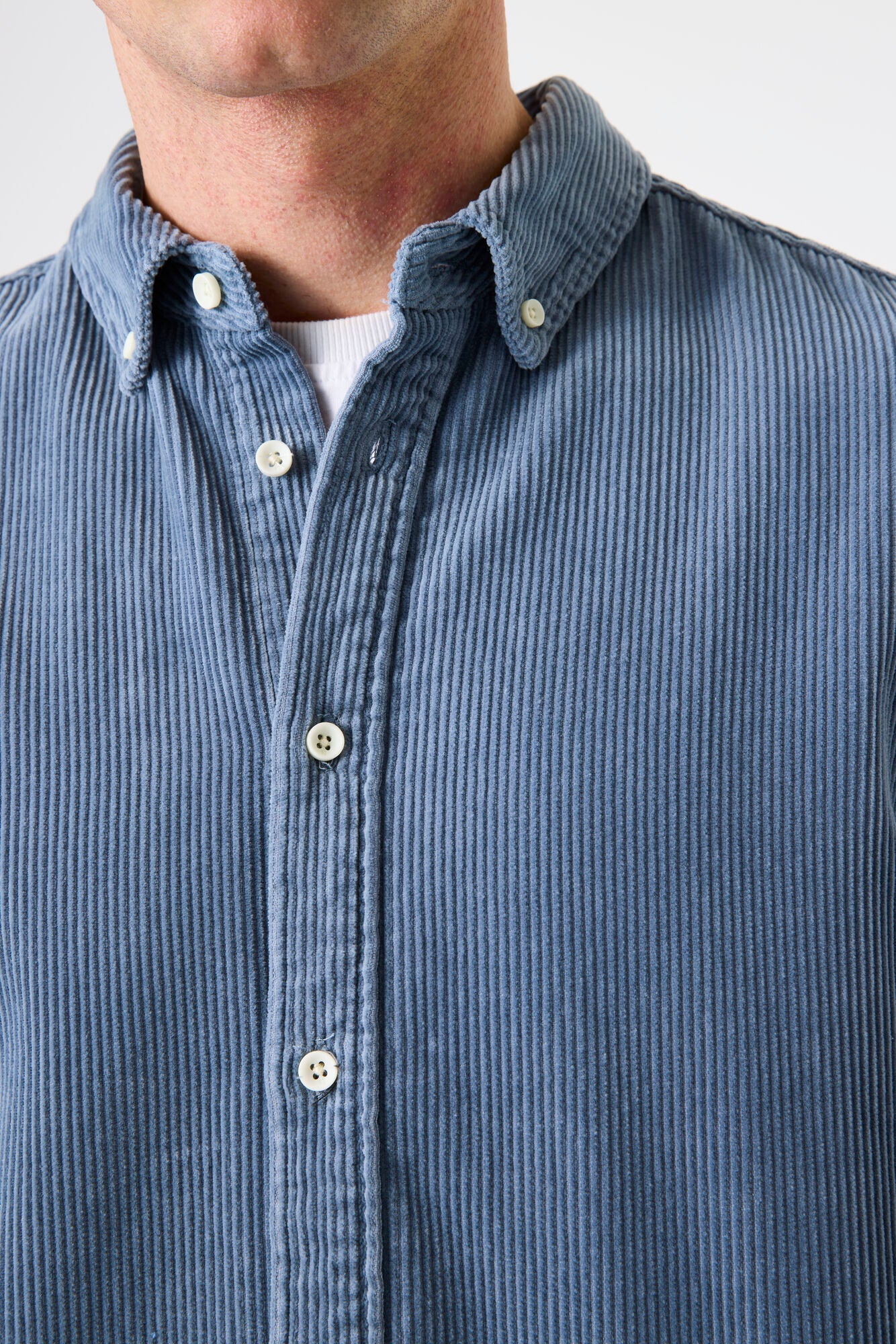 J51100 men´s overshirt Stone Blue
