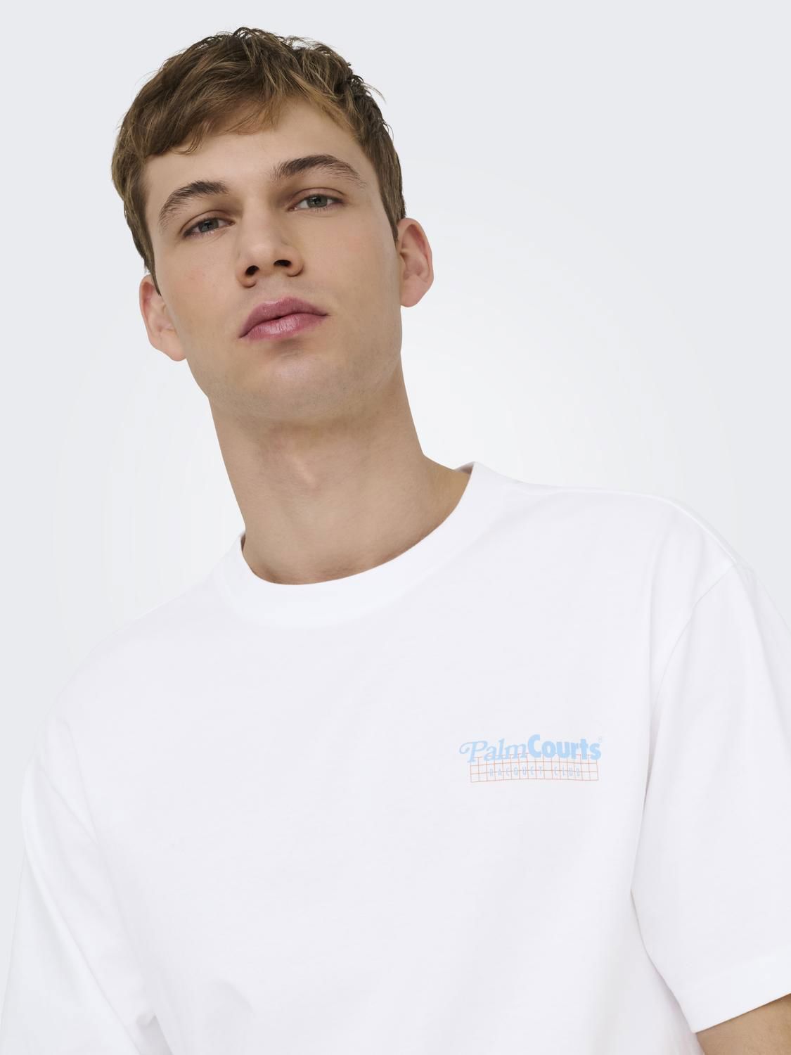 Onsfred Nadal Life Rlx Ss Tee Bright White Championship Viewpoint