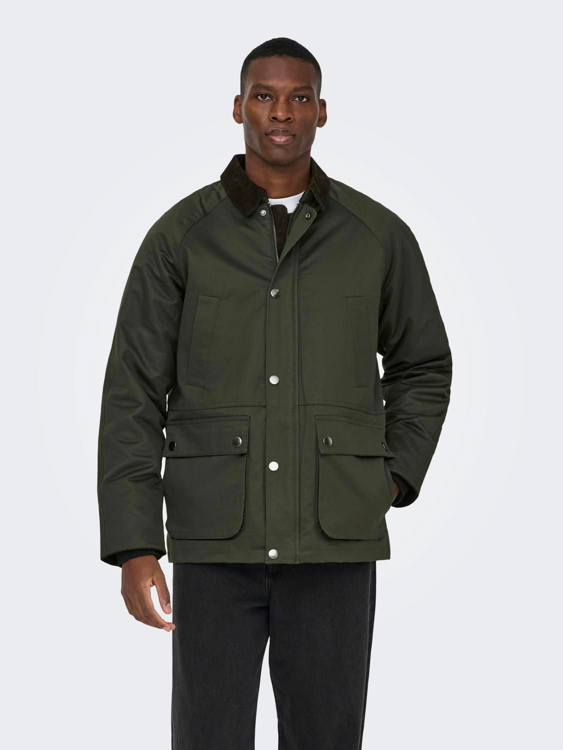 Onsbob Waxed Jacket Otw Rosin