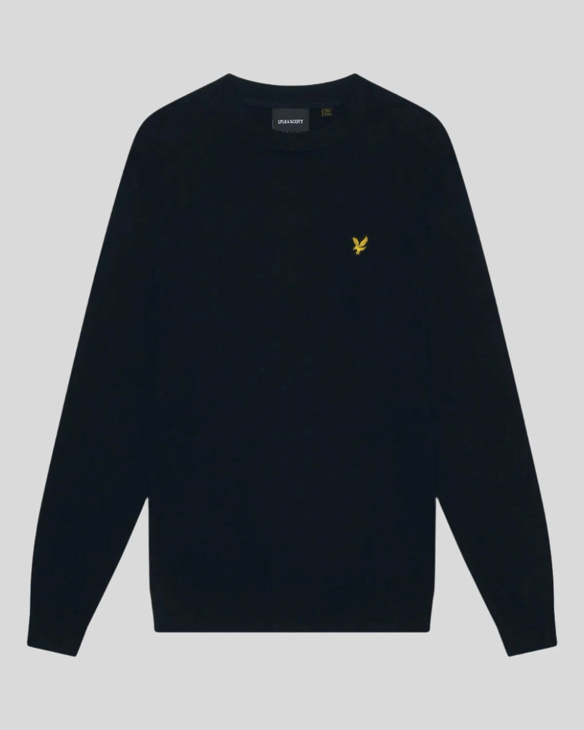 Cotton Merino Crew Neck Dark Navy