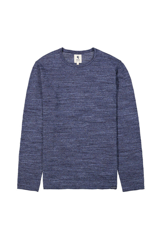 Z1086 men`s Pullover Deep Blue