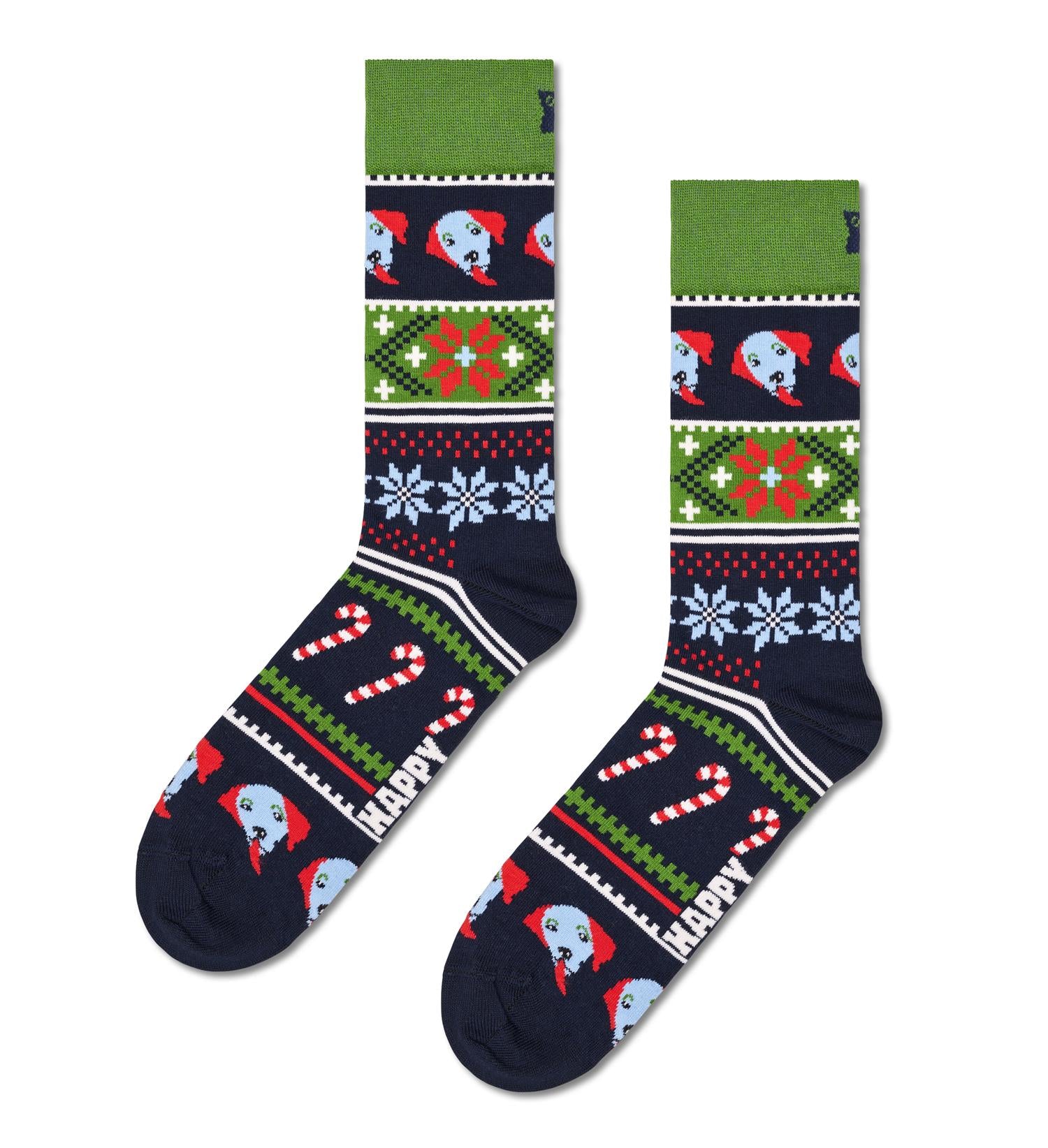 4-Pack Gingerbread Socks Gift Set Navy