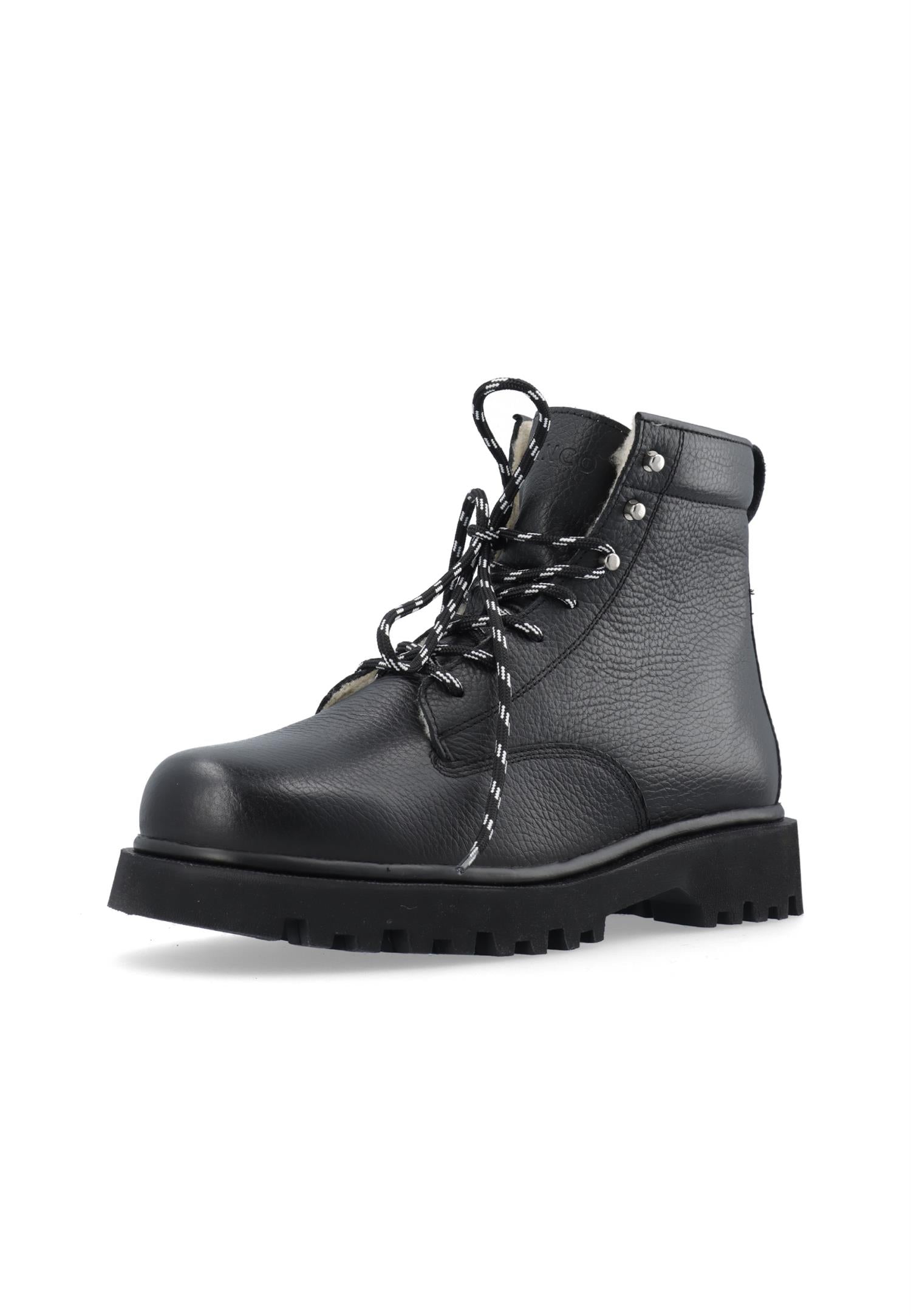 BIAPATRICK Laced Up Boot Black