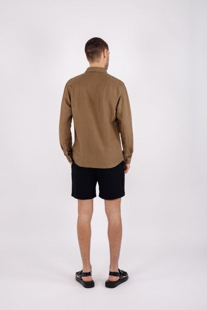 Ronan Shirt Mid Brown