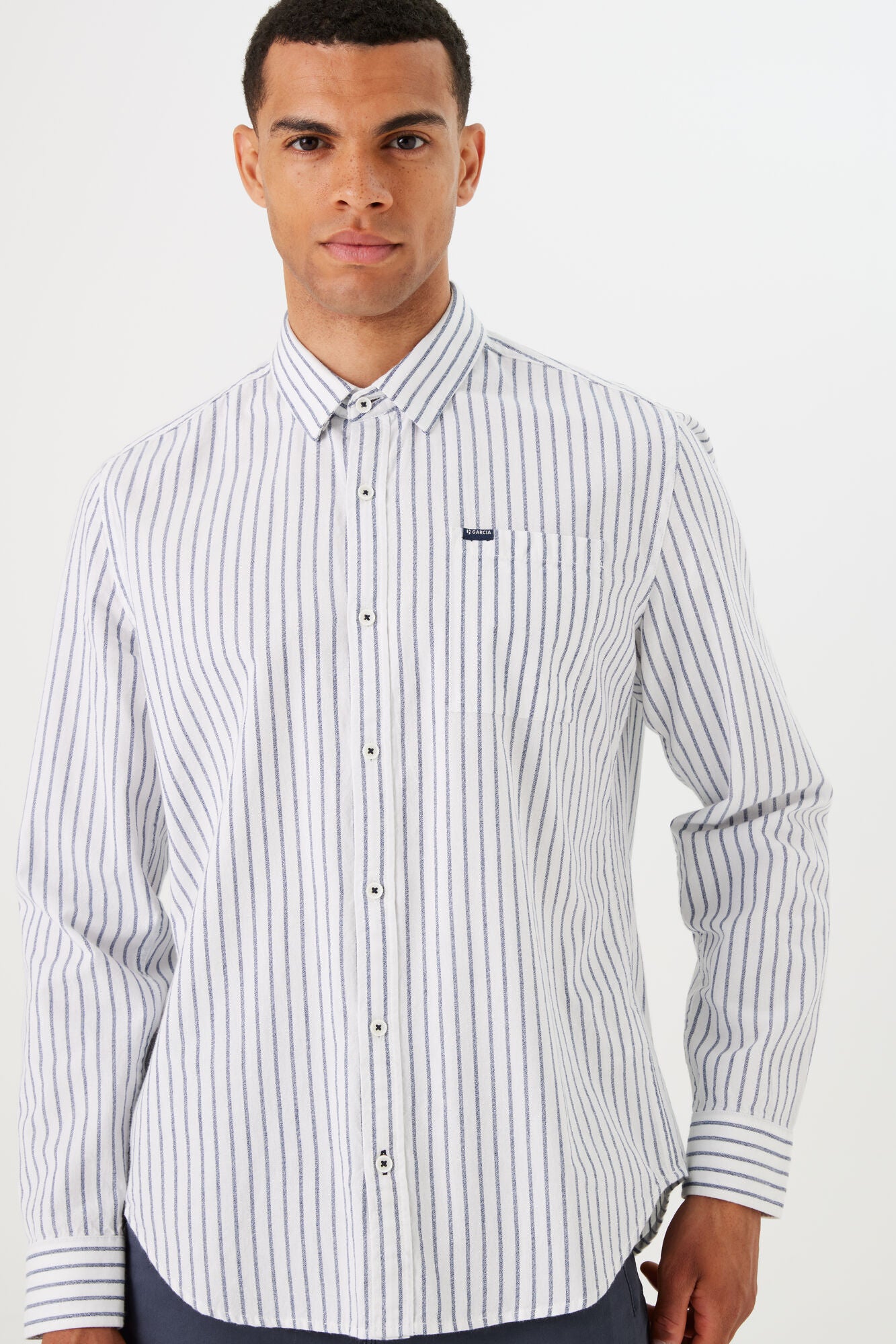 Striped shirt N41282 Blue Stripe