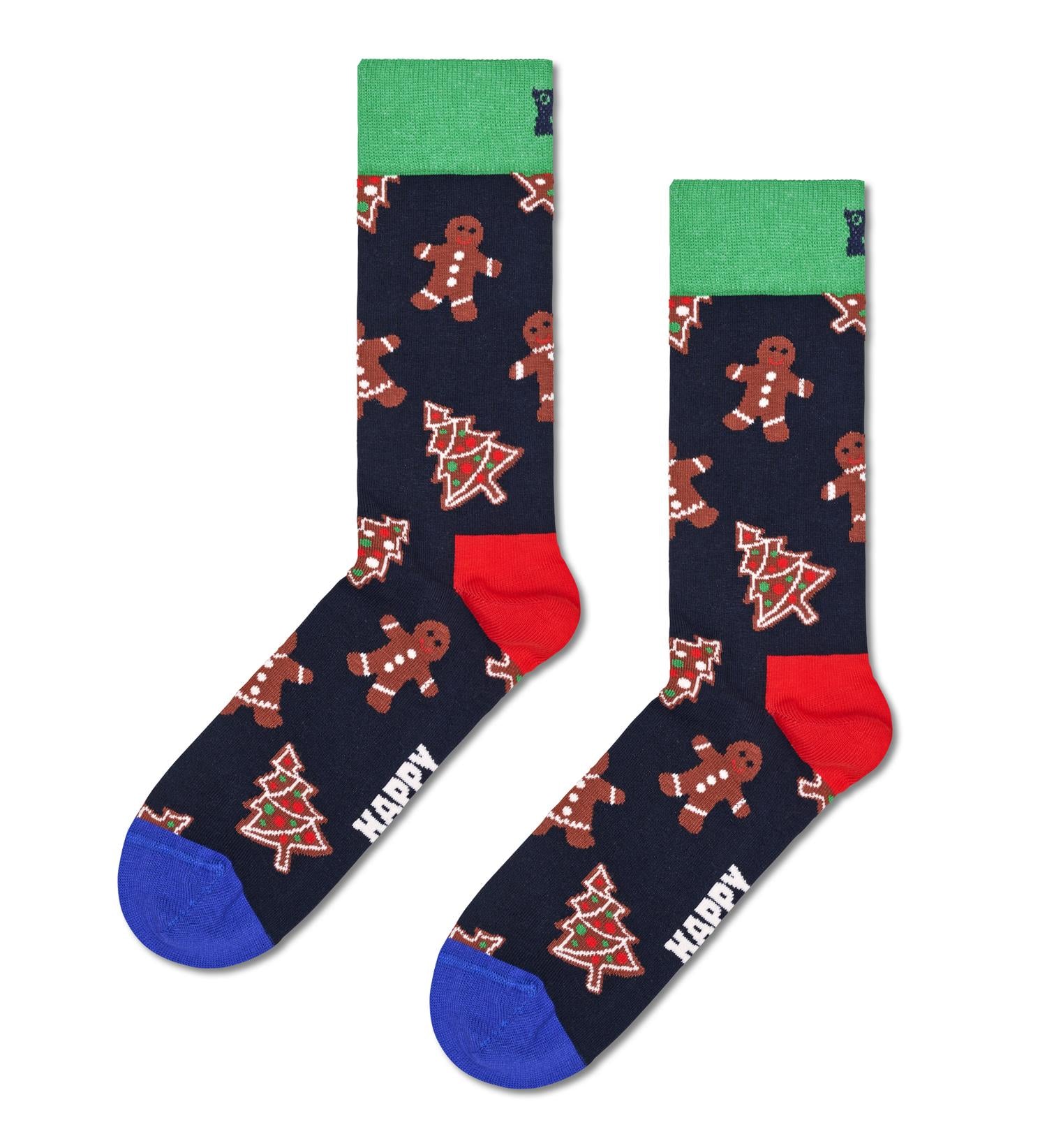 4-Pack Gingerbread Socks Gift Set Navy