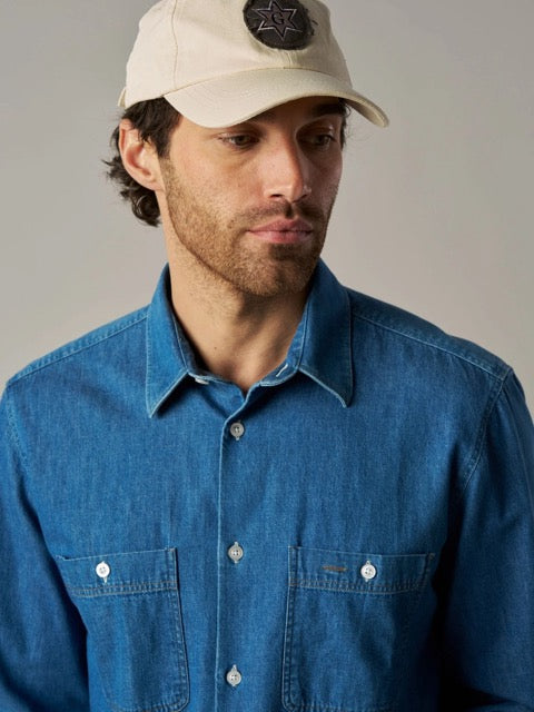 Gibson Denim Spring Shirt Blue Denim